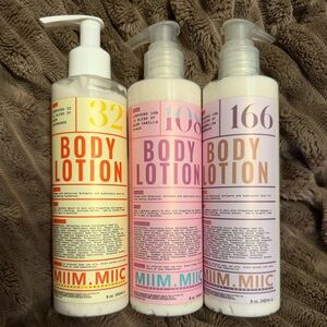Miim Miic Body Lotion Trio (32, 108, 166)